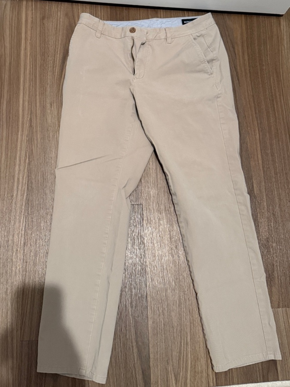Bonobos Khaki Chinos in Light Beige